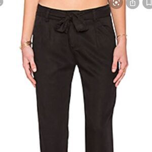 Michael Stars Straight Leg Pant in Black
